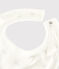 Wit slabbetje van tubic met print wit MARSHMALLOW/wit MULTICO