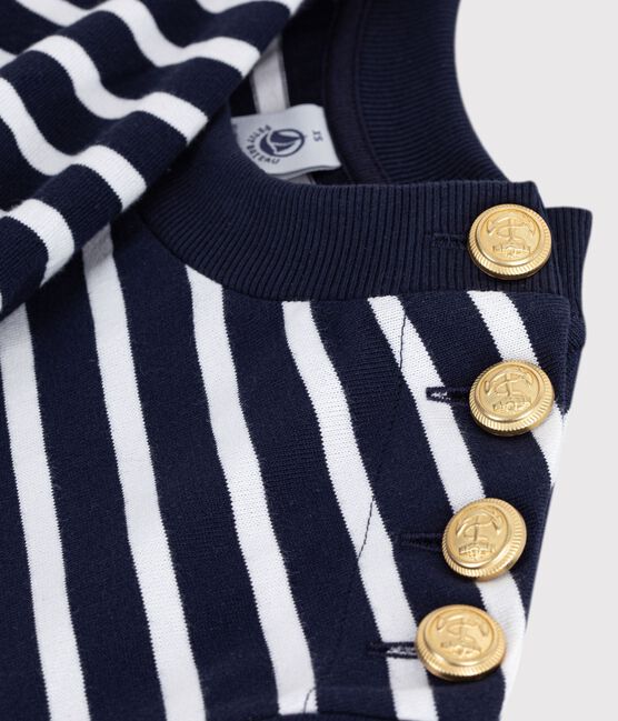 Marinetrui voor dames blauw SMOKING/wit MARSHMALLOW