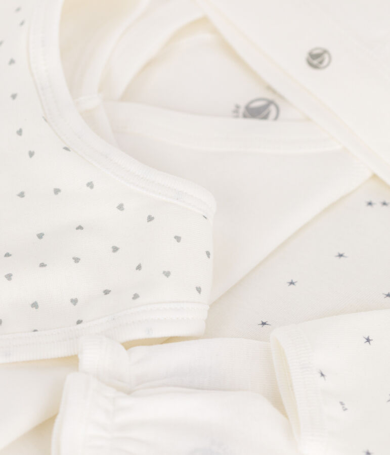 Kraamtas met kleding/accessoires van lichte stof multicouleur