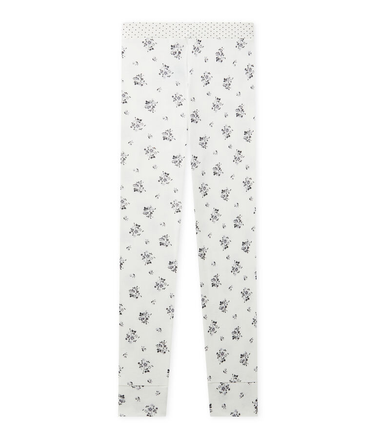 Mix & Match pyjamabroek voor meisjes wit LAIT/grijs GRIS/ MULTICO