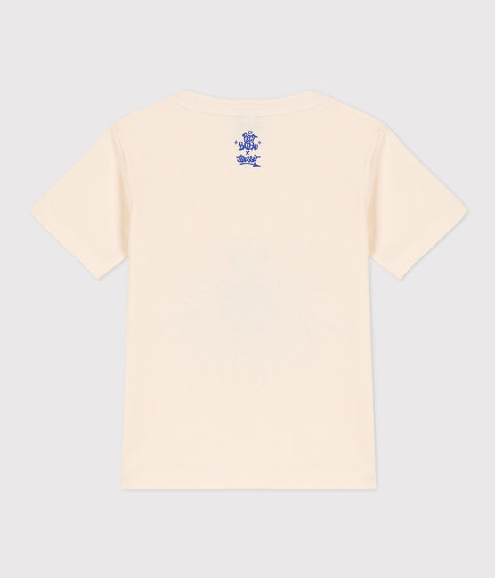 Tee-shirt manches courtes en coton enfant garçon blanc AVALANCHE/ MULTICO
