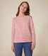 Katoenen marineshirt met knopen voor dames