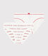 Set van 2 Petit Bateau Je t'aime petite fille broekjes