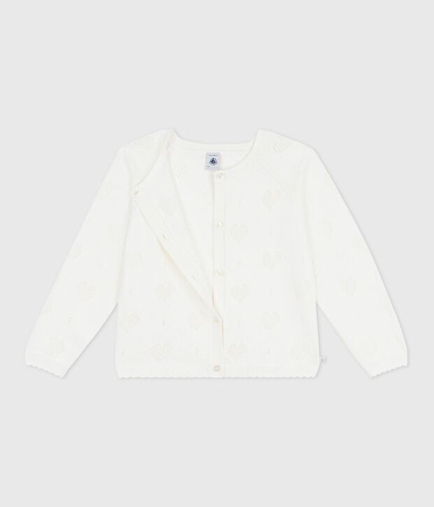 Effen katoenen vestje voor kinderen wit