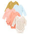 Lot de 5 bodies naissance bébé fille variante 1
