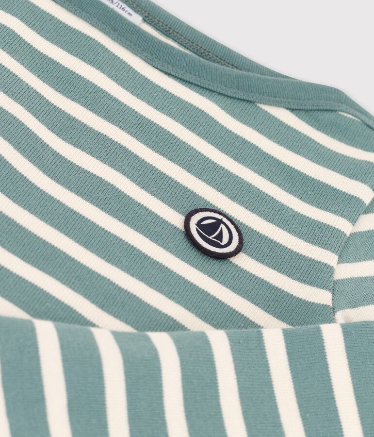 Marinetruitje voor jongens/meisjes groen/ecru