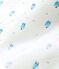 Gigoteuse bébé garçon en velours imprimé blanc MARSHMALLOW/blanc MULTICO