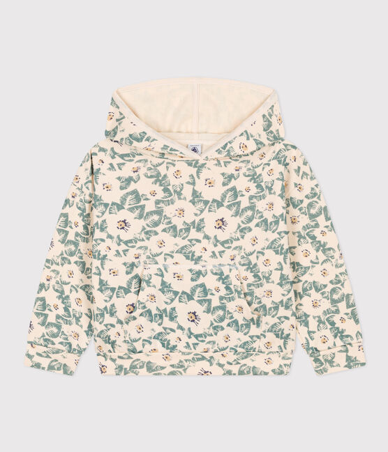 Sweater met capuchon in fleece voor meisjes AVALANCHE+POLOCHON/ MULTICO