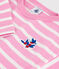 Katoenen babytruitje met matrozenstreepjes roze BOUDOIR/ MILK