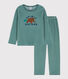 Fluwelen pyjama voor kleine meisjes en jongens