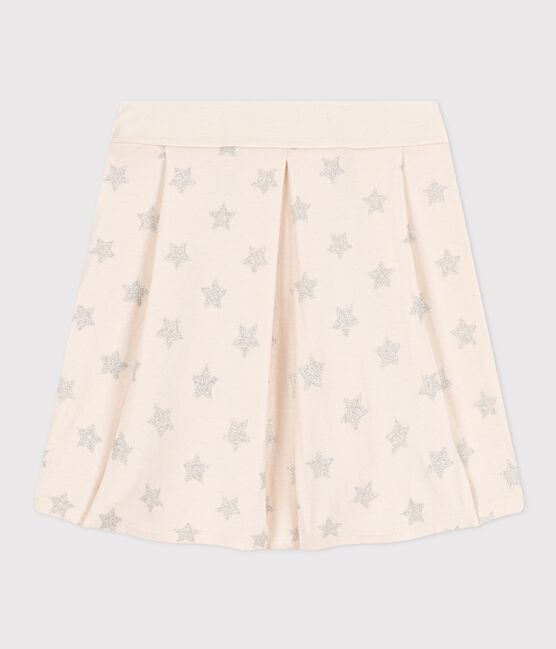 Meisjesrok in tubic met print beige AVALANCHE/ ARGENT