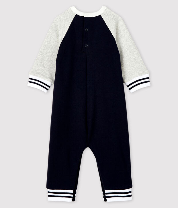 Lang pakje voor jongens blauw/grijs