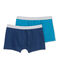 Pack van twee jongensboxershorts in stretchjersey - Vorige collectie set .
