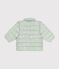 Donsjasje met print en opvouwbare capuchon voor baby's groen HERBIER/wit MULTICO