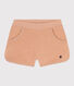 Meisjesshort van badstof