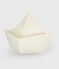 Jouet de bain bébé bateau en silicone blanc MARSHMALLOW