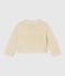 Boléro bébé fille brillant blanc MARSHMALLOW/jaune DORE