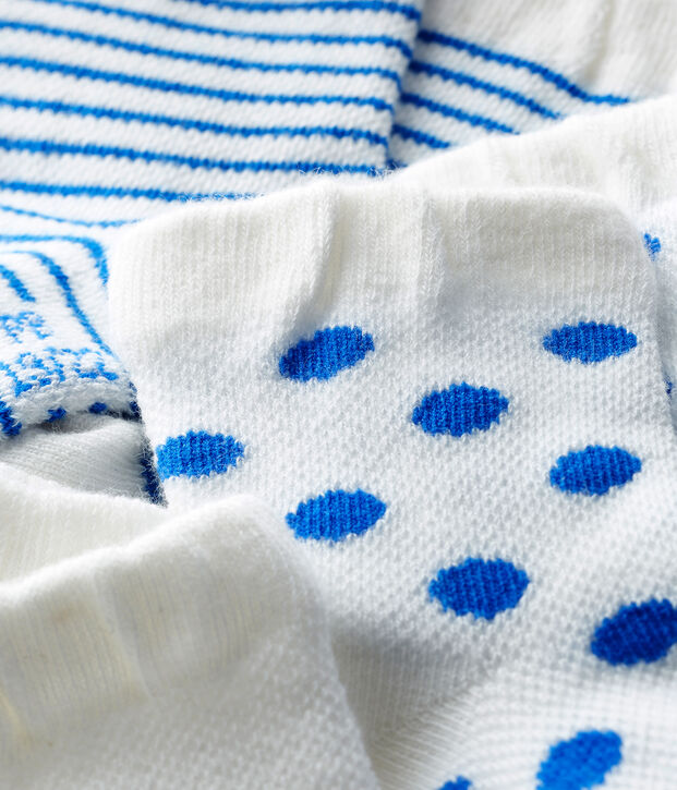 Lot de 3 paires de chaussettes l&eacute;g&egrave;res b&eacute;b&eacute; fille multicouleur