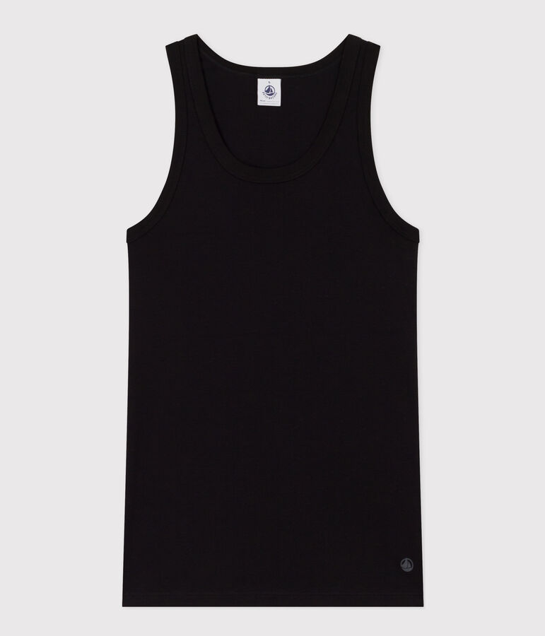 L'Iconique, katoenen singlet voor dames zwart BLACK