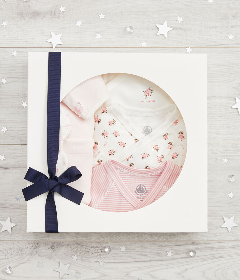 Coffret cadeau naissance multicouleur
