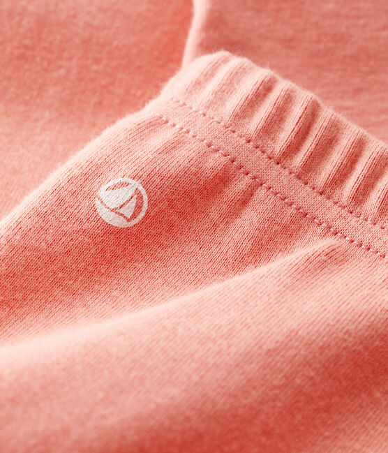 Legging van biokatoen voor baby's roze PAPAYE