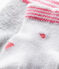Lot de 2 paires de chaussettes bébé mixtes blanc LOT