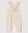 Salopette longue bébé fille beige MONTELIMAR CHINE