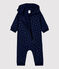 Jumpsuit met capuchon baby. blauw SMOKING/ JERRYCAN
