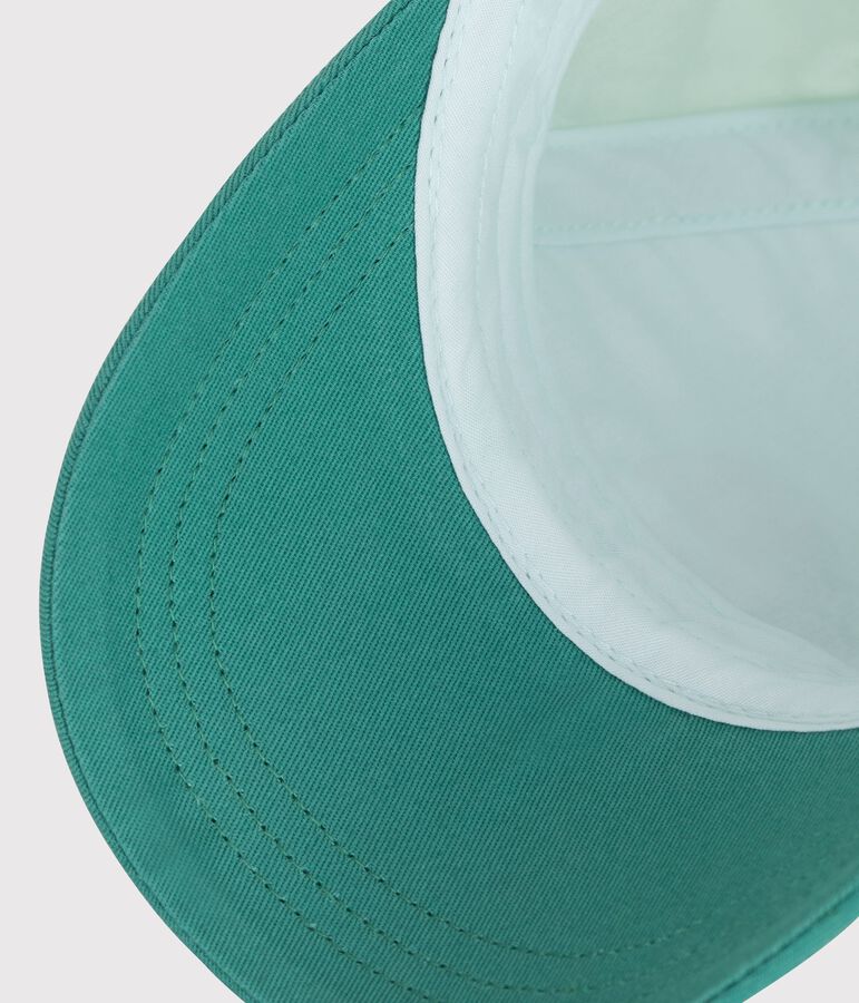 Casquette b&eacute;b&eacute; en coton bleu/multicouleur