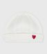 Bonnet naissance tricoté en coton
