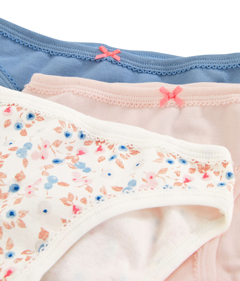 Trio de culottes petite fille variante 1