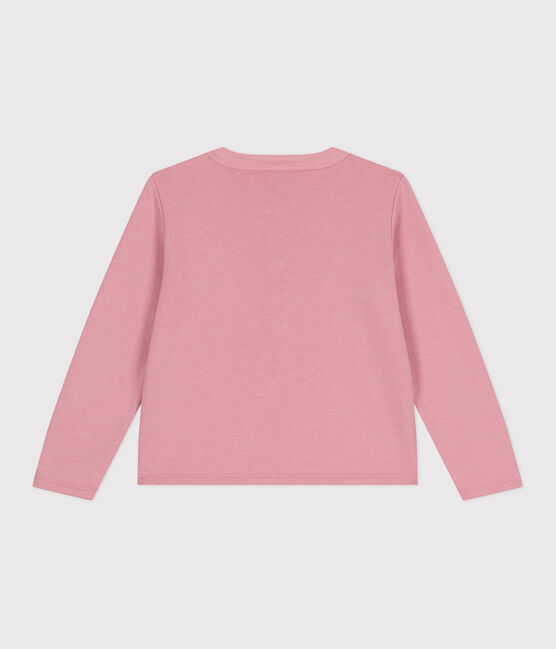 Effen fleece vestje voor kinderen roze CHARME