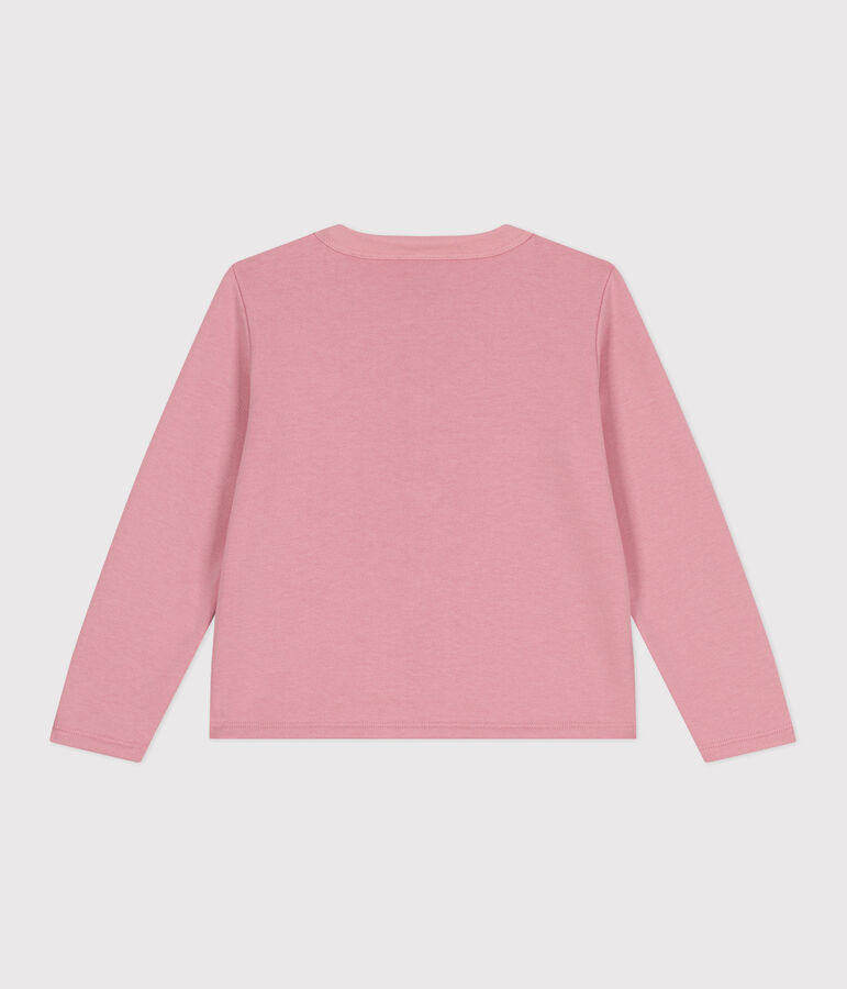 Effen fleece vestje voor kinderen roze