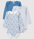 Lot de 3 bodies manches longues bébé garçon