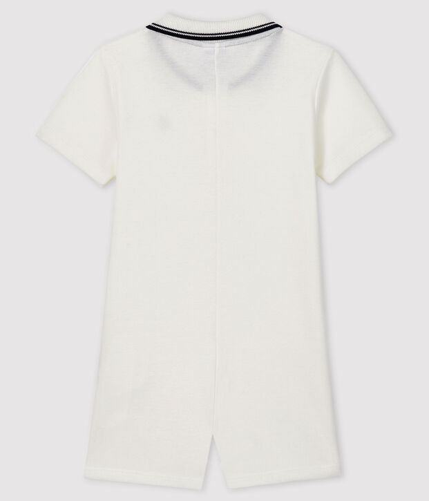 Combicourt polo b&eacute;b&eacute; gar&ccedil;on blanc