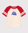 Tee-shirt imprimé en jersey enfant garçon rouge AVALANCHE/ AURORA