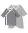 Set kimonorompertje en brassière baby van gebreide stof variante 1