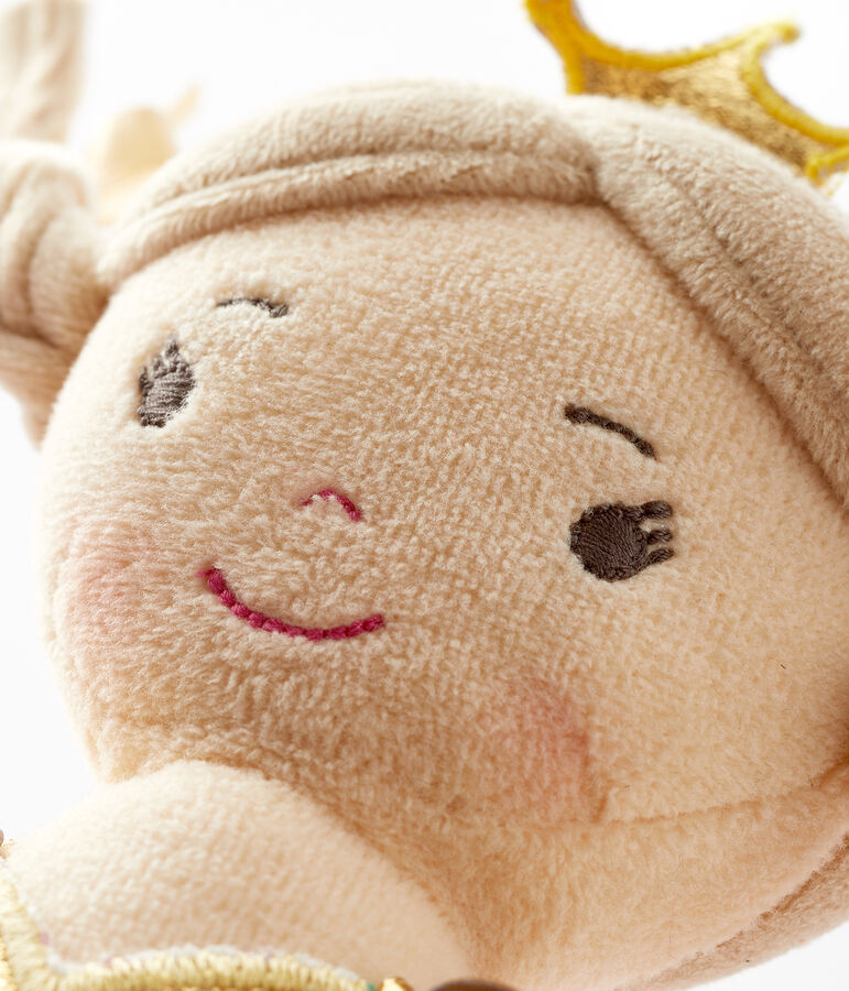 Dansende meisjespop roze/multicouleur