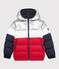 Donsjack kinderen jongens blauw SMOKING/rood TERKUIT/ MARSHMALLOW