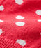 Babycapuchon rood SIGNAL/wit MARSHMALLOW
