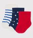 Lot de 3 paires de chaussettes bébé