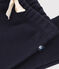 Babybroek van zachte en warme fleece blauw SMOKING