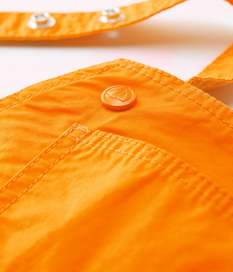 Salopette courte b&eacute;b&eacute; gar&ccedil;on jaune