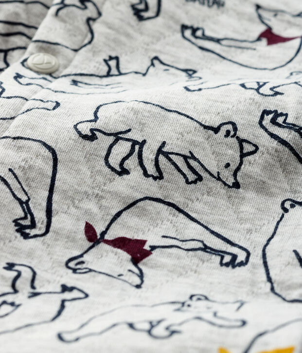 Lang pakje voor jongens grijs/multicouleur