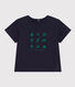 T-shirt met korte mouwen in lichte jersey voor baby's