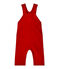 Salopette bébé garçon en molleton rouge TERKUIT