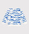 Katoenen sweatshirt met print voor kinderen wit MARSHMALLOW/wit MULTICO