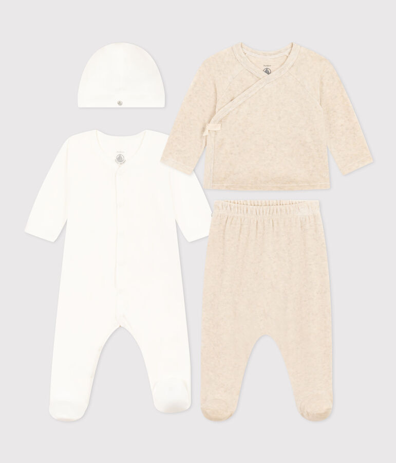 Lot 4 pi&egrave;ces en coton b&eacute;b&eacute; multicouleur