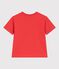 Tee-shirt enfant manches courtes en coton POMPIER