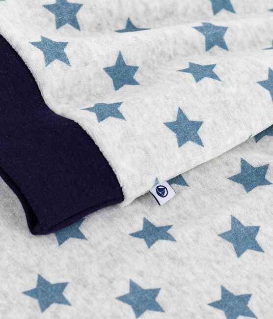 Pyjama enfant en velours imprimé etoiles BELUGA/ ADRIATIC